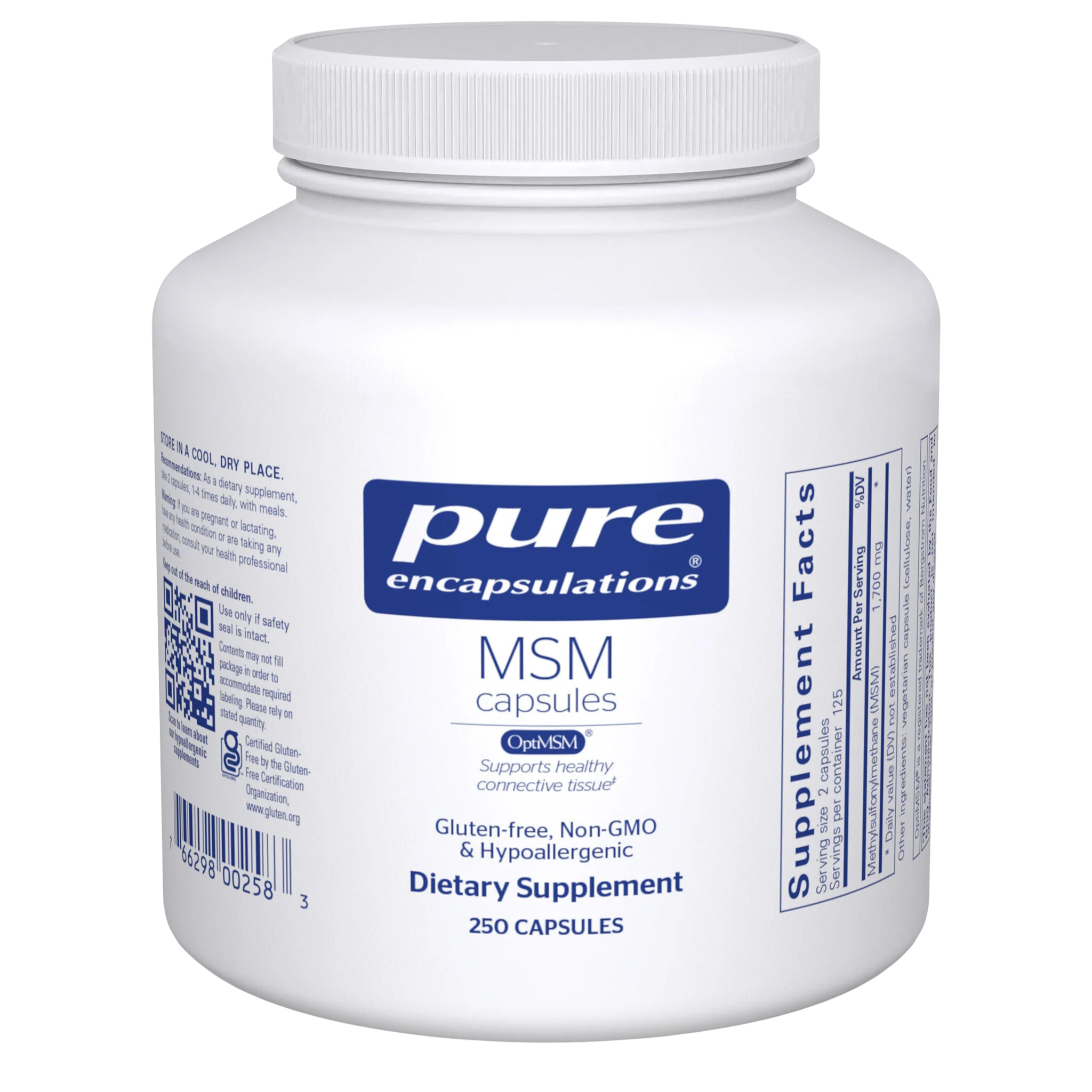 Pure Encapsulations MSM 250 caps