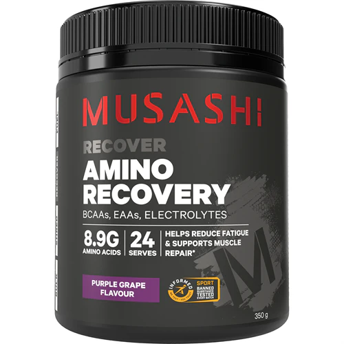 Musashi Amino Recovery High Performance BCAA EAA Electrolyte Blend