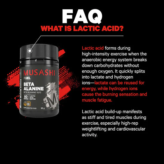 Musashi Beta Alanine 96g - Image 2