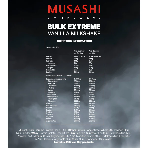 Musashi Bulk Extreme 2kg - Image 8