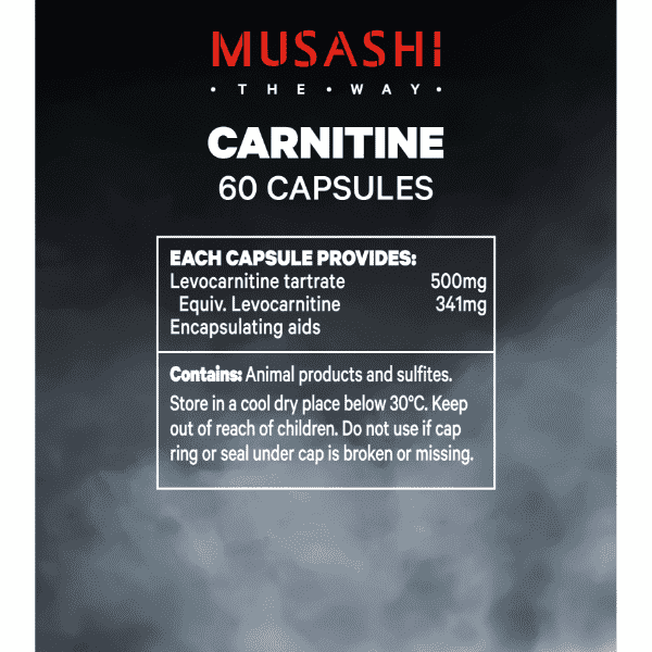 Musashi Carnitine 60 Caps - Image 5