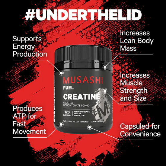 Musashi Creatine 120 Caps - Image 3