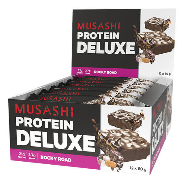 Musashi Deluxe Protein Bars 12x60g - Image 3