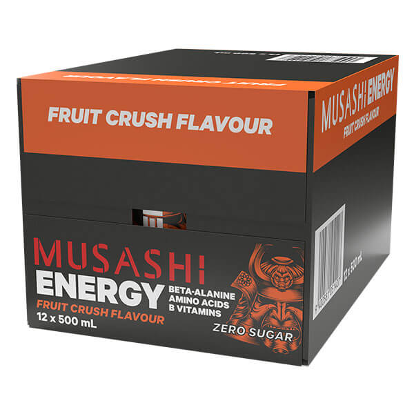 Musashi Energy Drink 500ml x12 - Image 3