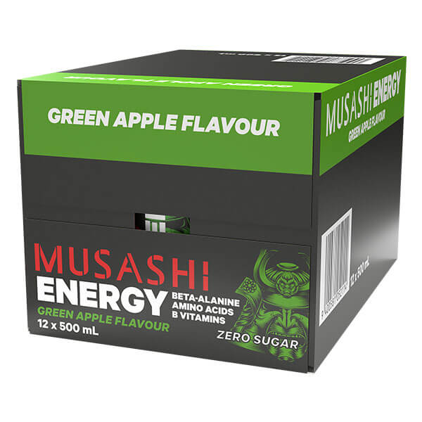 Musashi Energy Drink 500ml x12 - Image 7