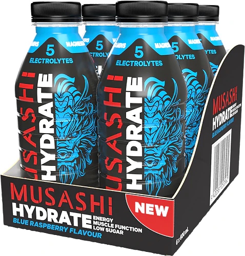 Musashi Hydrate Advanced Electrolyte Sports Fuel for Fast Hydration Energy
