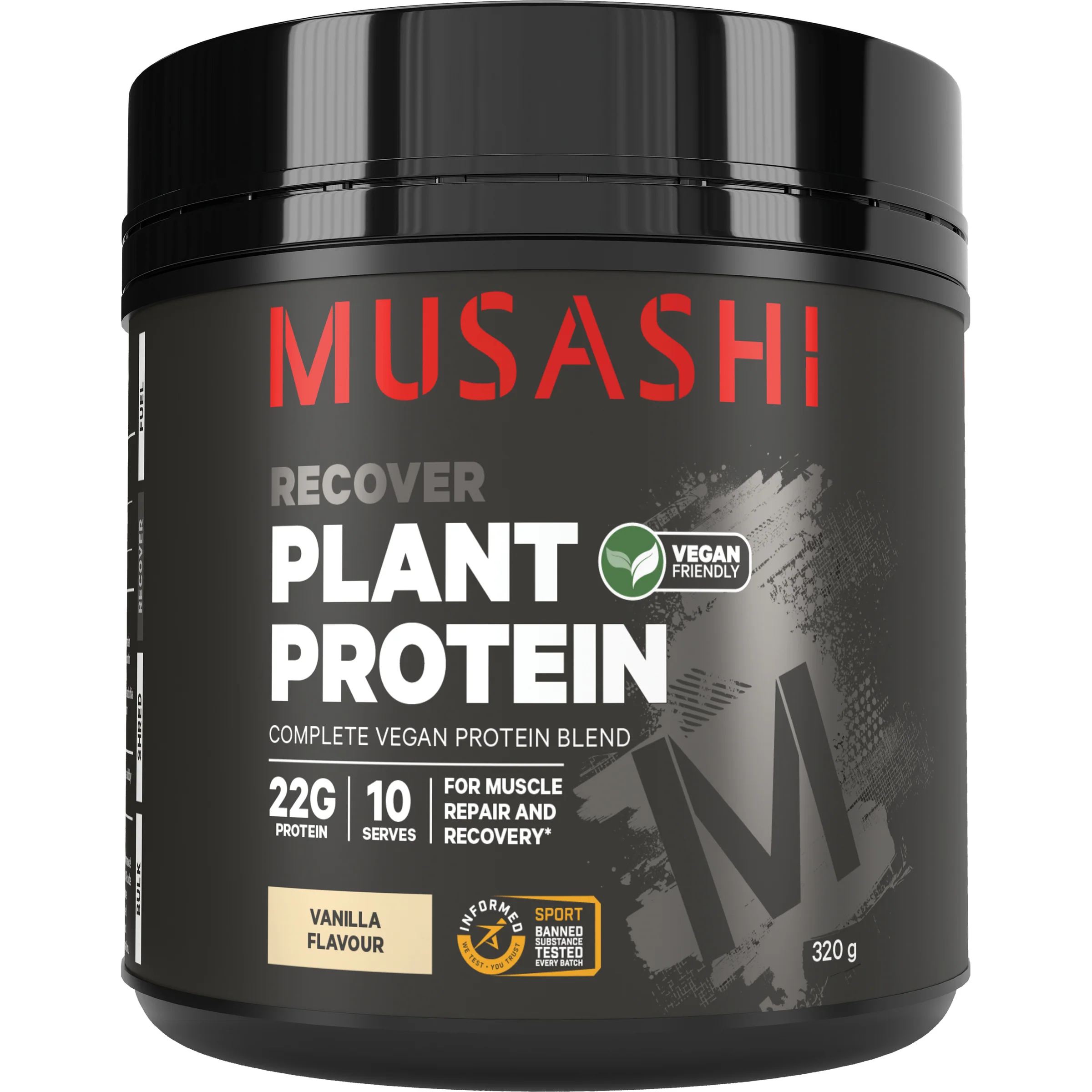 Musashi Plant Protein 320g - Image 2