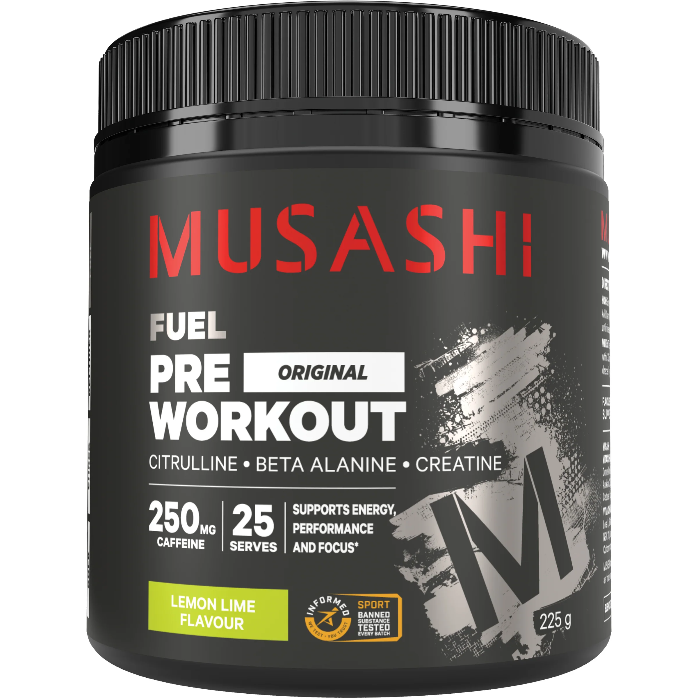 Musashi Pre-Workout 225g - Image 4