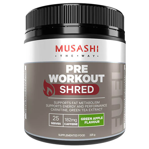 Musashi Pre-Workout Shred 225g - Image 7