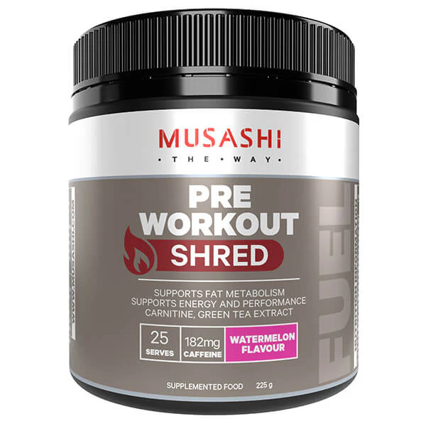 Musashi Pre-Workout Shred 225g - Image 8