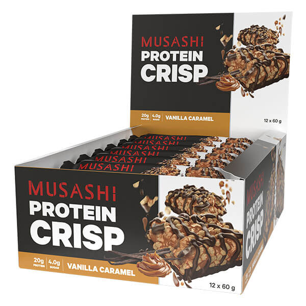 Musashi Protein Crisp Bar 60g x12 - Image 3
