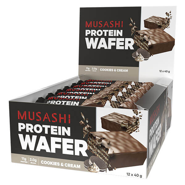 Musashi Protein Wafer Bar Box of 12 - Image 3