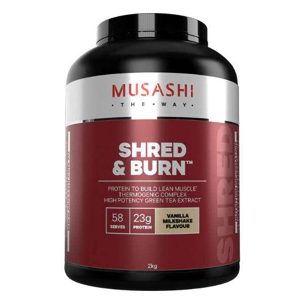 Musashi Shred & Burn Protein 2kg - Image 7