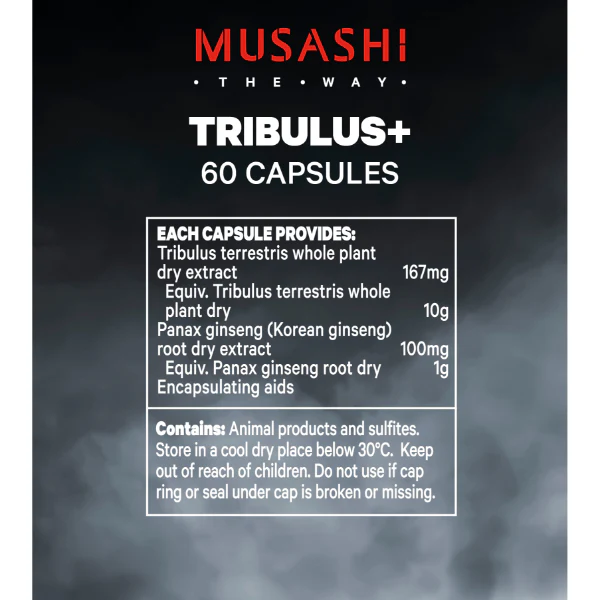 Musashi Tribulus+ 60 Caps - Image 5