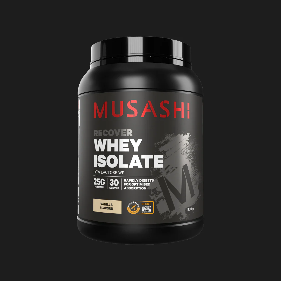 Musashi Whey Protein Isolate 900g Premium Rapid Recovery Powder - Image 4
