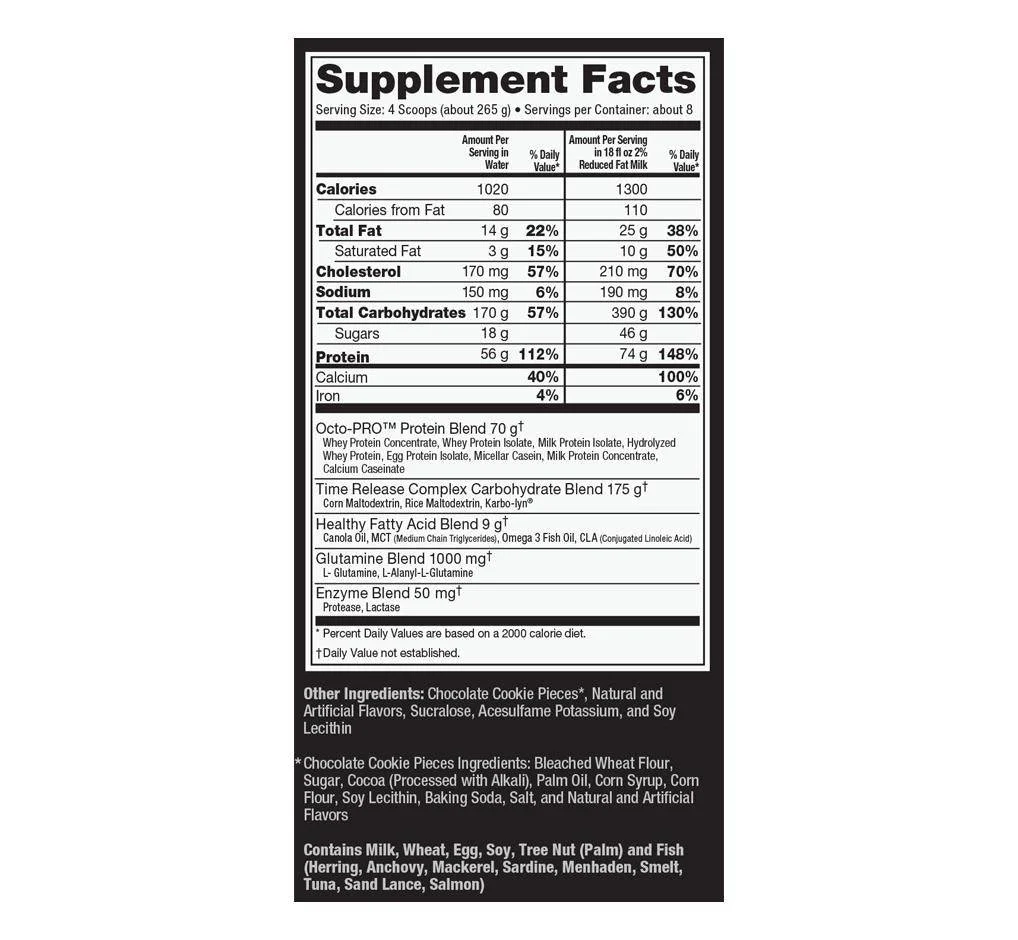 Ultimate Nutrition MUSCLE JUICE® REVOLUTION 2600 11.10 Lb - Image 6