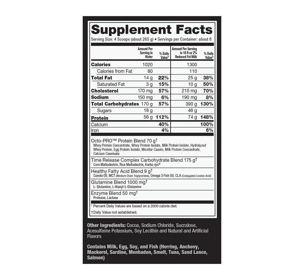 Ultimate Nutrition MUSCLE JUICE® REVOLUTION 2600 4.69 lb - Image 2