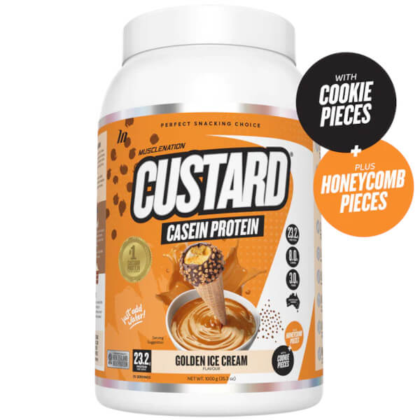 Muscle Nation Custard Casein Protein 25 Serves - Image 4