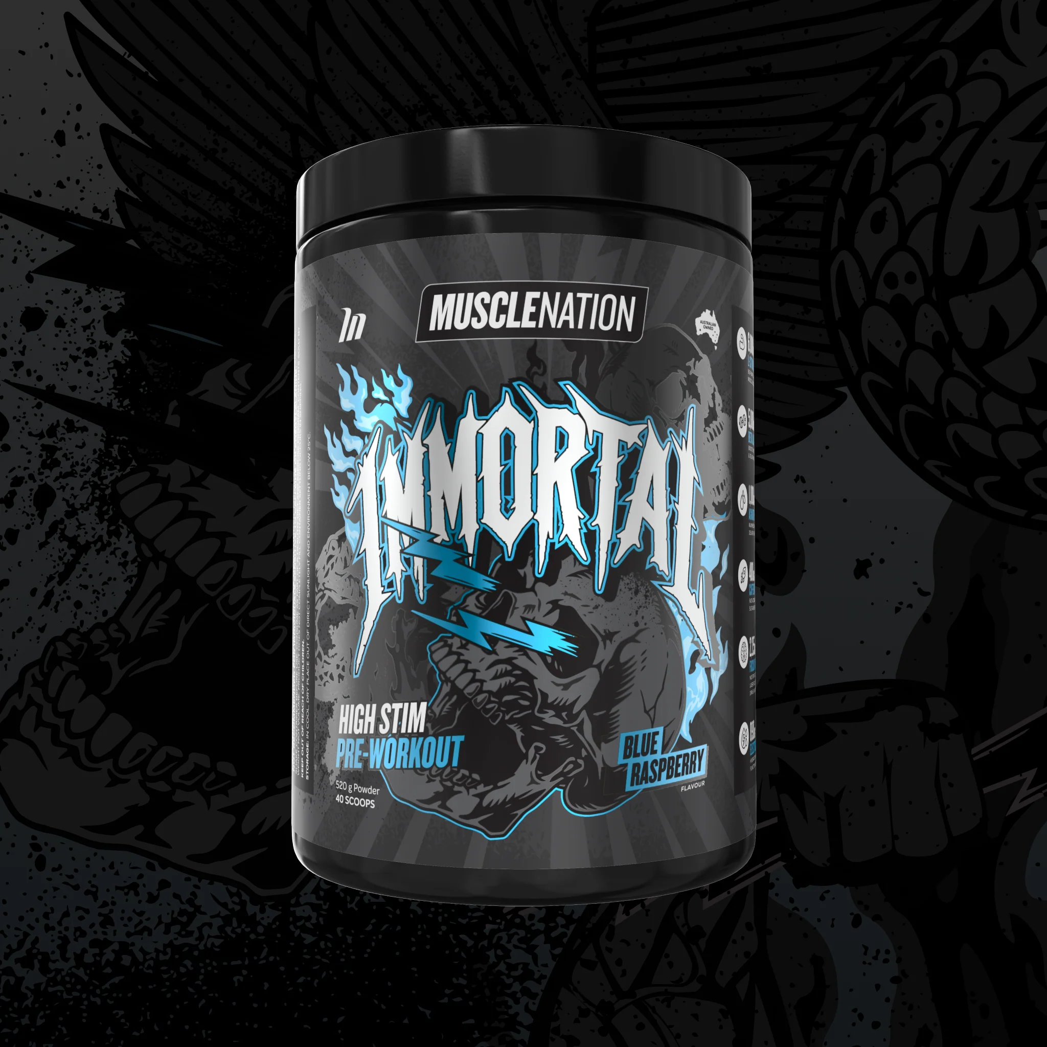 MUSCLE NATION IMMORTAL PRE-WORKOUT