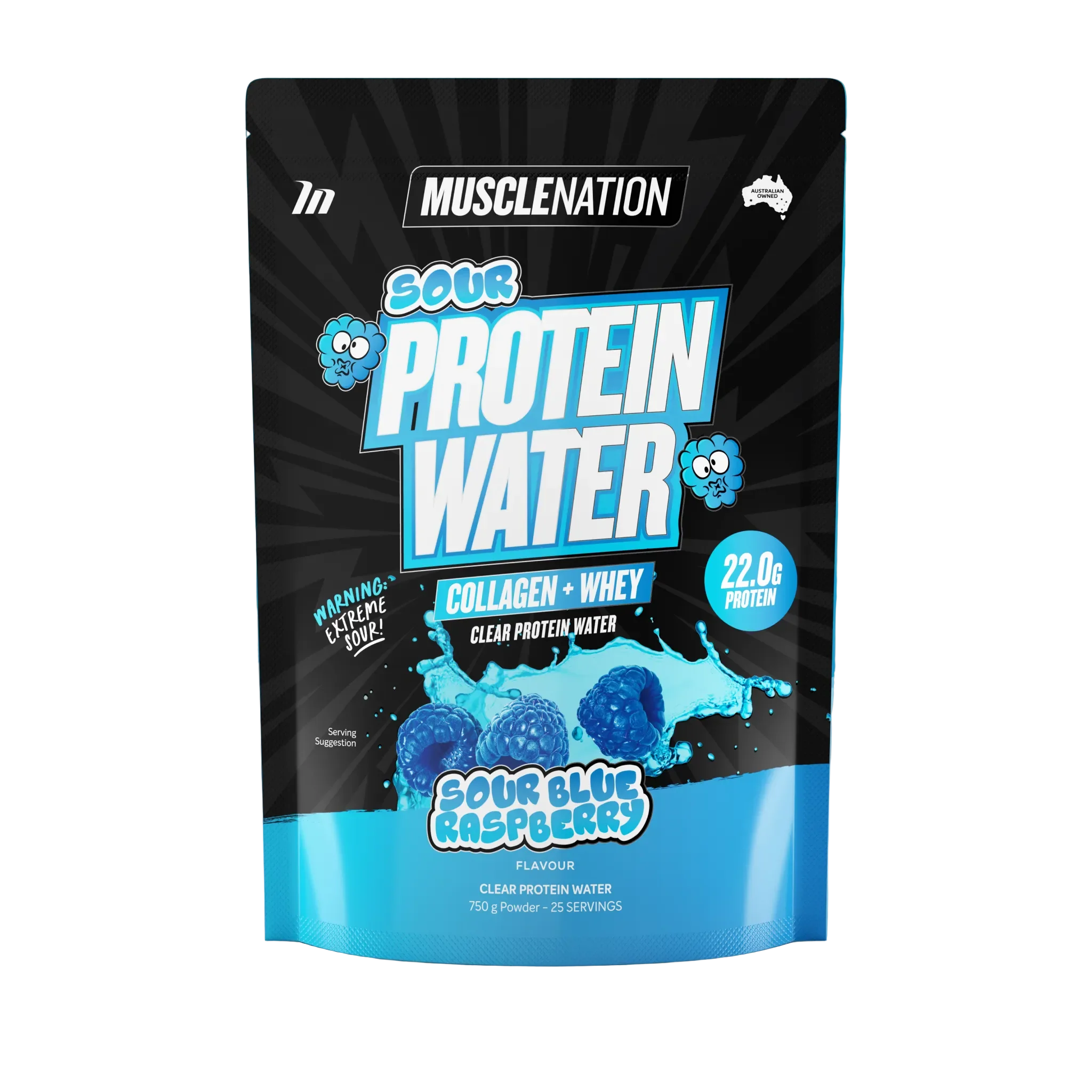 MUSCLE NATION SOUR PROTEIN WATER - Image 2