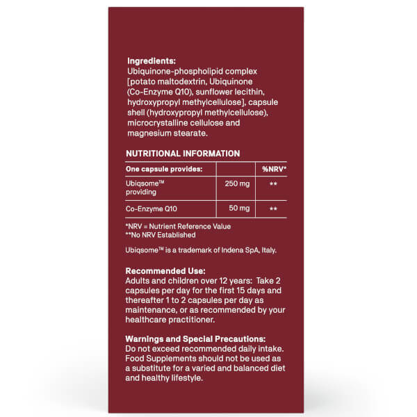 Natroceutics Co-Enzyme Q10 Advanced 30 Caps - Image 2