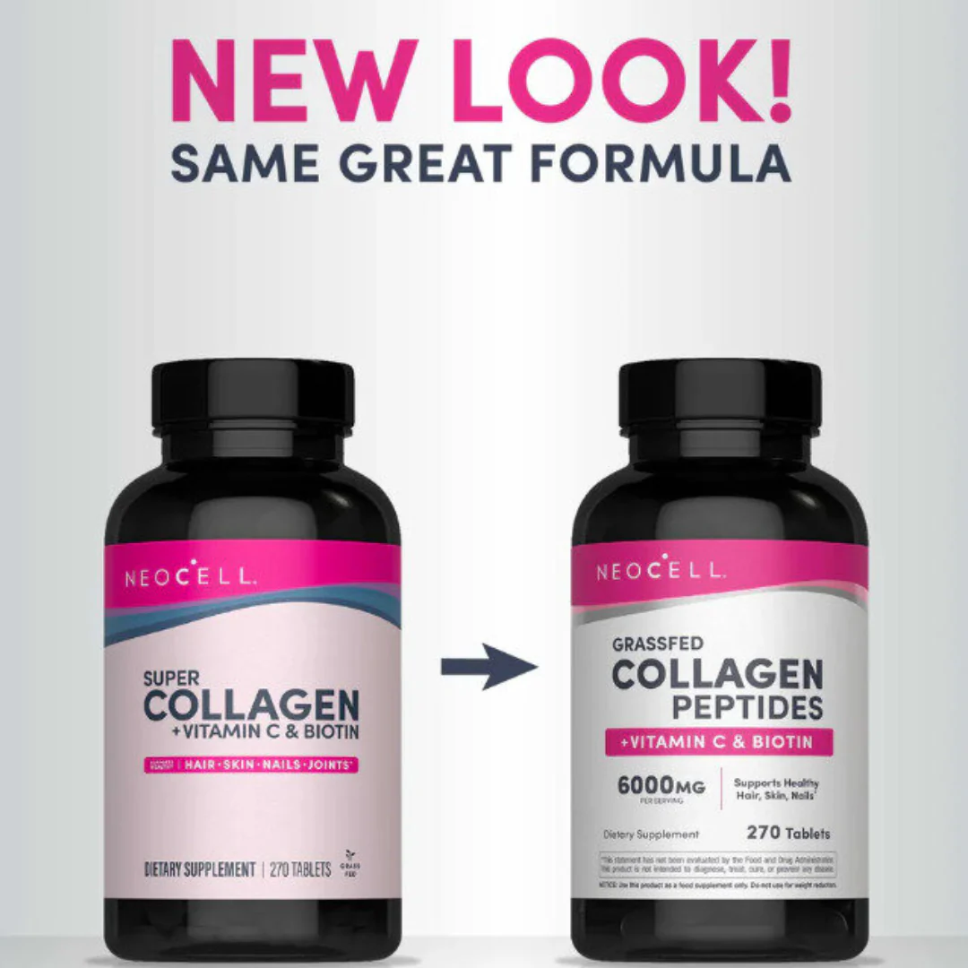 NeoCell Super Collagen + Vitamin C & Biotin 270 Tabs - Image 2