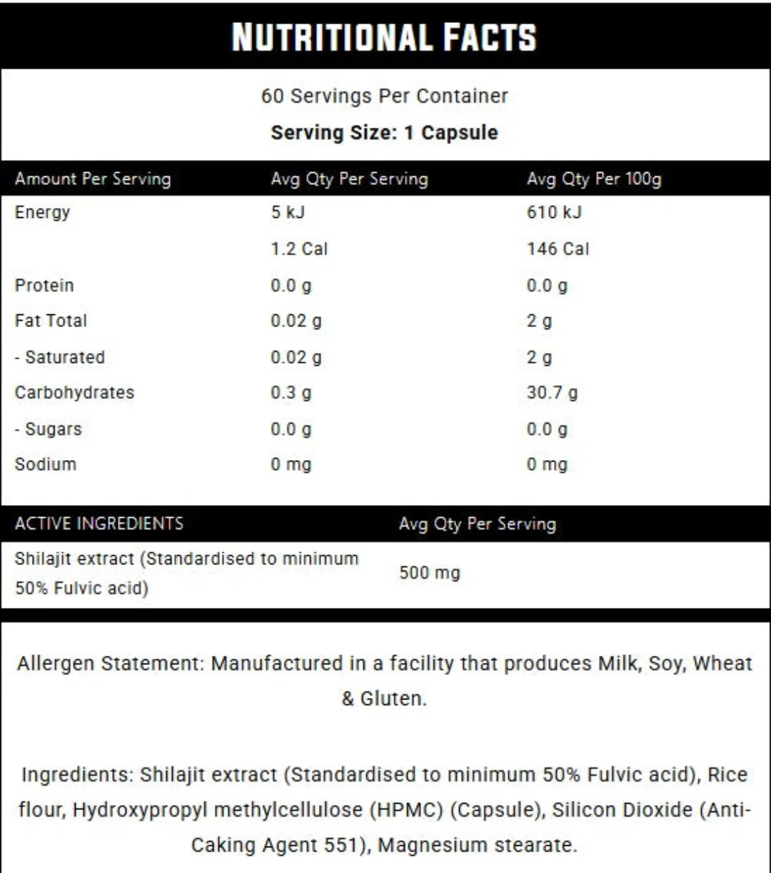 Nexus Shilajit Natural Testosterone Capsules - Image 2