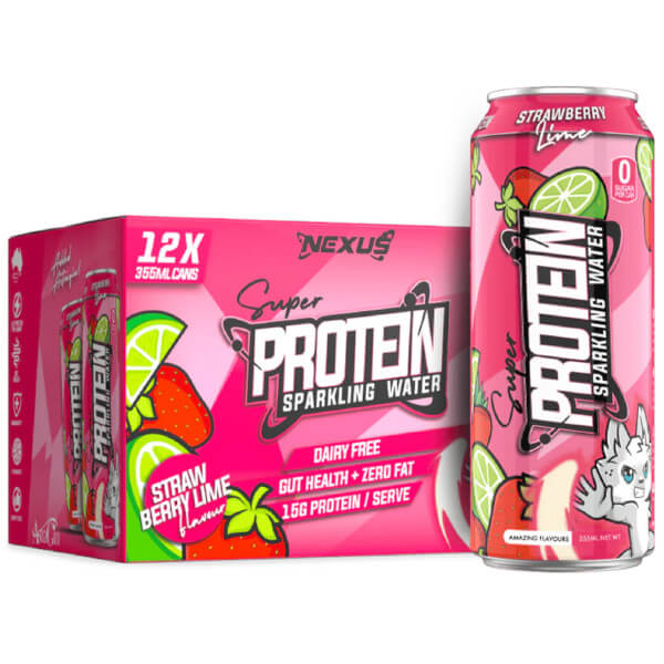 Nexus Super Protein Sparkling Water RTD 335ml x12 - Image 2