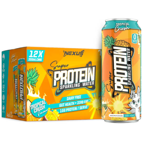 Nexus Super Protein Sparkling Water RTD 335ml x12 - Image 3