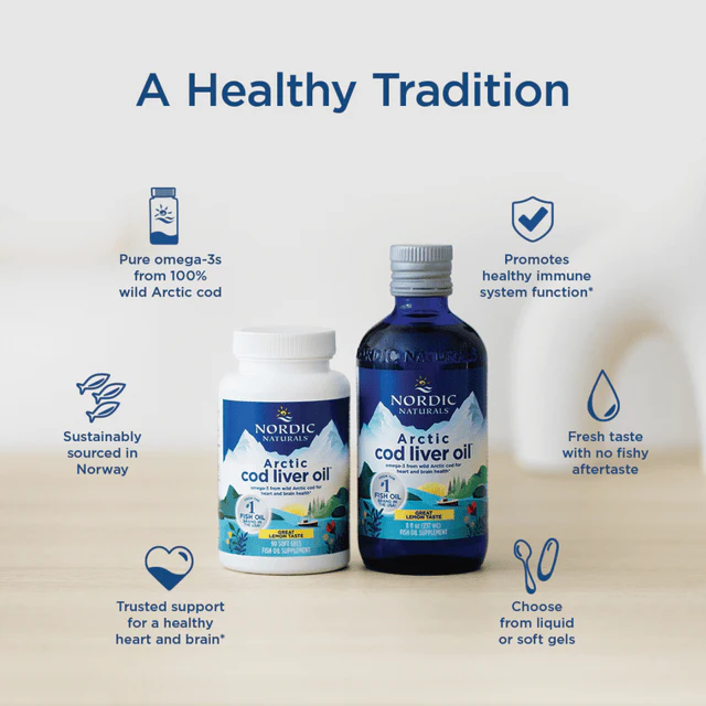 Nordic Naturals Arctic Cod Liver Oil 473ml - Image 3