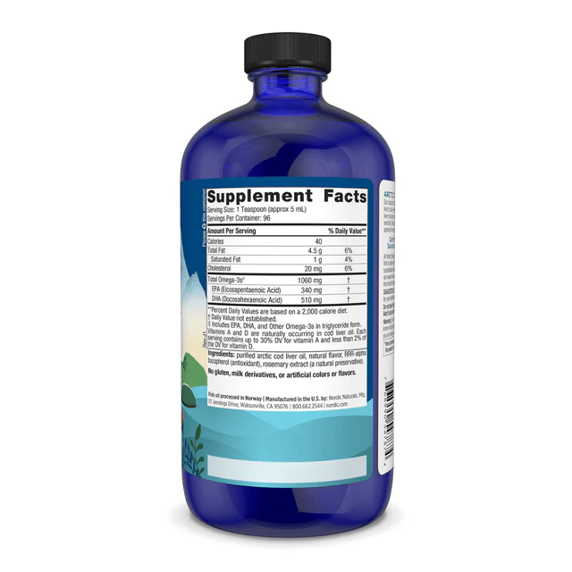 Nordic Naturals Arctic Cod Liver Oil 473ml - Image 6
