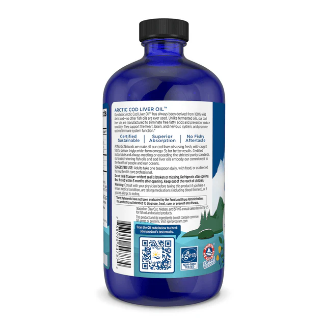 Nordic Naturals Arctic Cod Liver Oil 473ml - Image 7