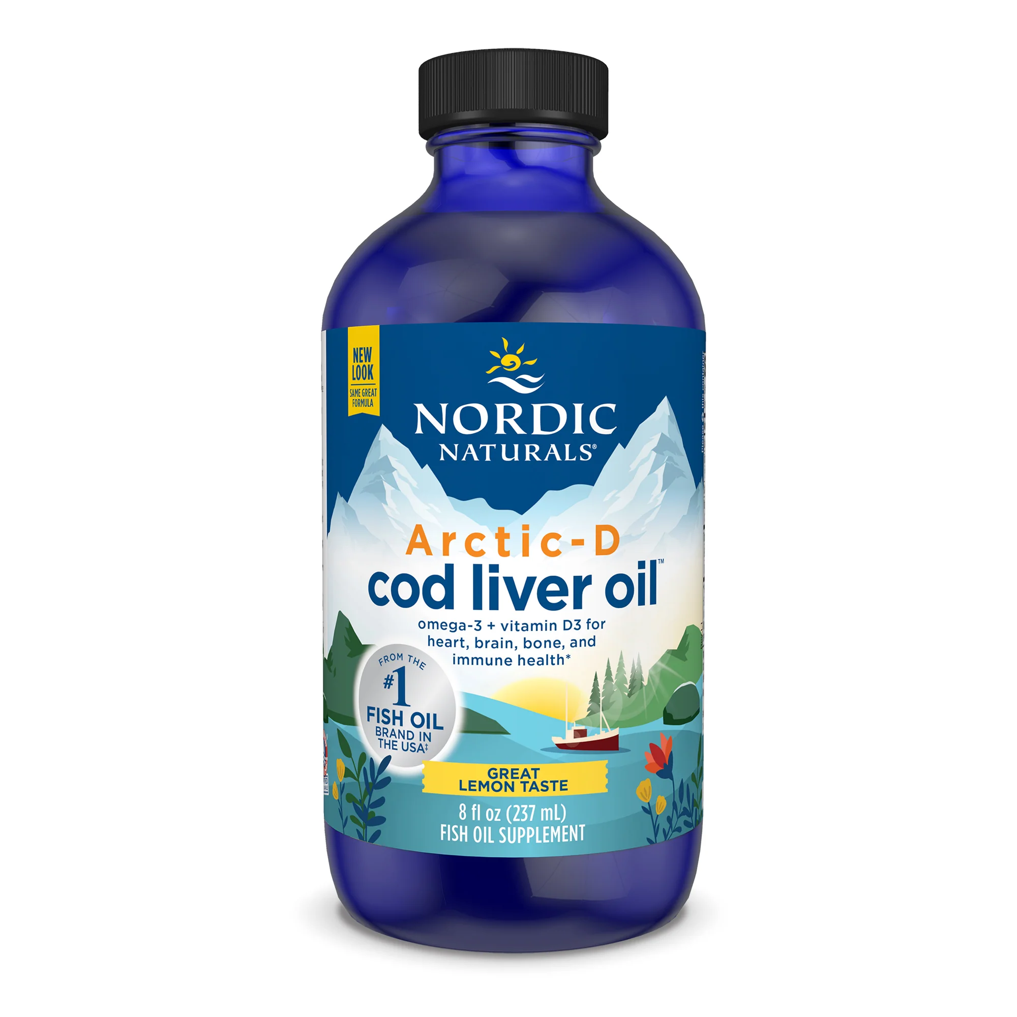 Nordic Naturals Arctic-D Cod Liver Oil 237ml - Image 4