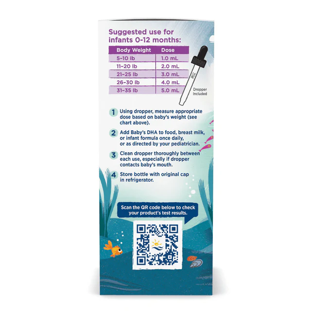 Nordic Naturals Baby's DHA Liquid 60ml - Image 4