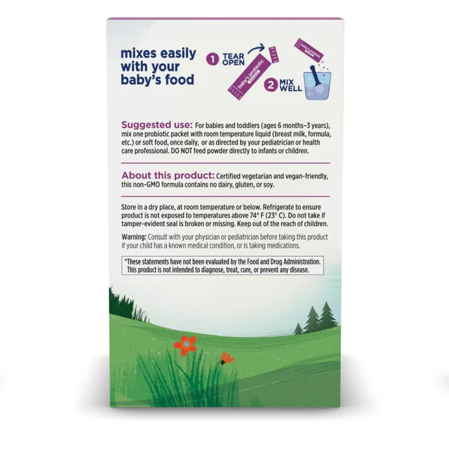 Nordic Naturals Baby's Probiotic Powder 30 Packets - Image 2