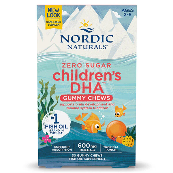 Nordic Naturals Zero Sugar Children's DHA Gummies x30