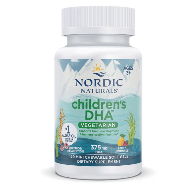Nordic Naturals Children's DHA Vegetarian 120 Softgels