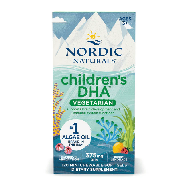 Nordic Naturals Children's DHA Vegetarian 120 Softgels - Image 3