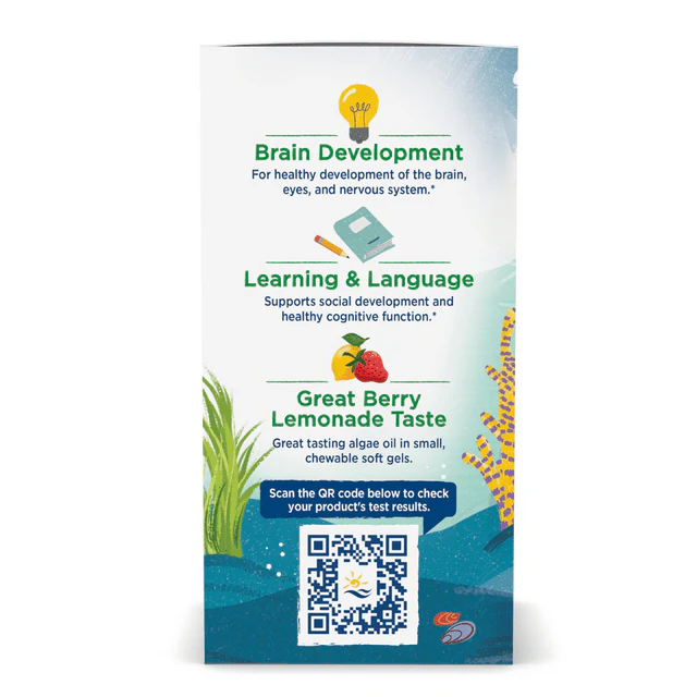 Nordic Naturals Children's DHA Vegetarian 120 Softgels - Image 4