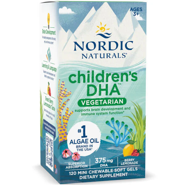 Nordic Naturals Children's DHA Vegetarian 120 Softgels - Image 5
