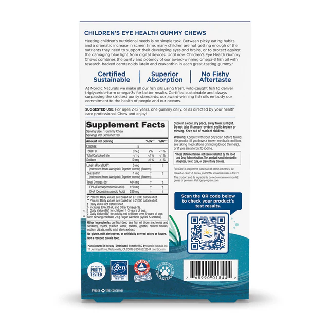 Nordic Naturals Children's Eye Health Gummies x30 - Image 3