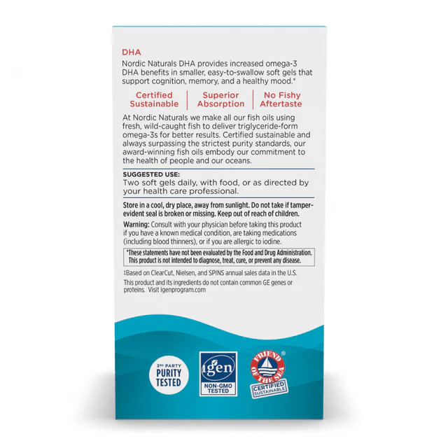 Nordic Naturals DHA 90 Softgels - Image 6
