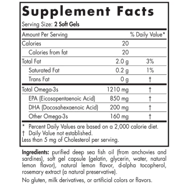 Nordic Naturals EPA 60 Softgels - Image 2