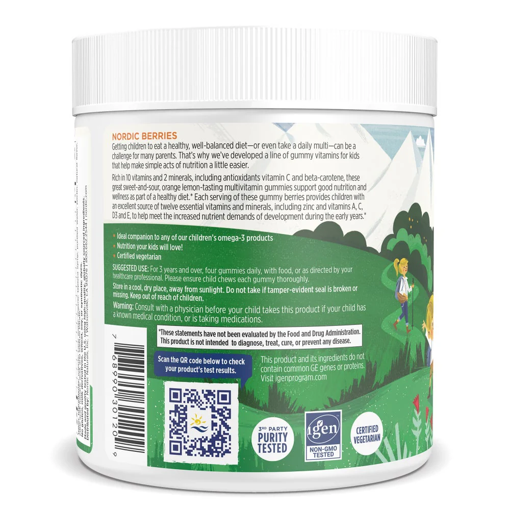 Nordic Naturals Nordic Berries 120 Gummies - Image 2