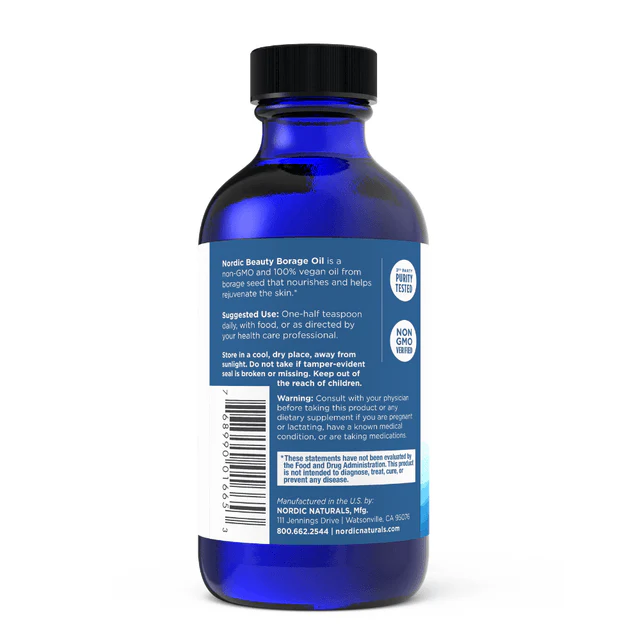 Nordic Naturals Borage Oil 119ml - Image 3