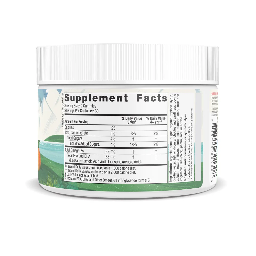 Nordic Naturals Nordic Omega-3 60 Gummies - Image 4