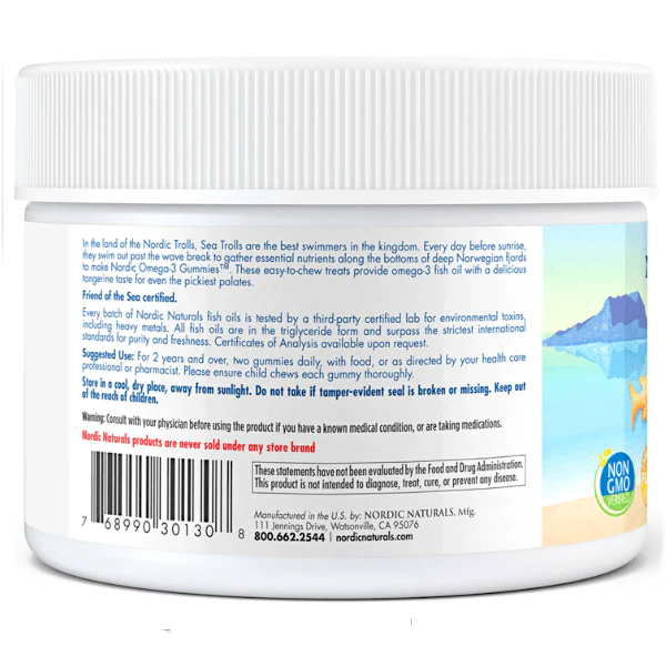 Nordic Naturals Nordic Omega-3 60 Gummies - Image 6
