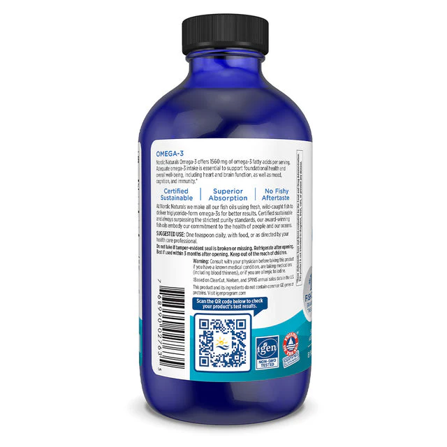 Nordic Naturals Omega-3 Liquid 237ml - Image 2