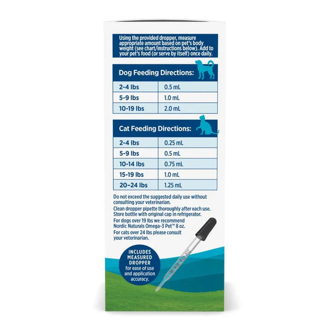 Nordic Naturals Omega-3 Pet (Cats/Small Breed Dogs) 60ml - Image 3