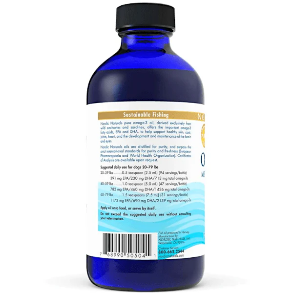 Nordic Naturals Omega-3 Pet (Medium/Large Breed Dogs) 237ml - Image 4